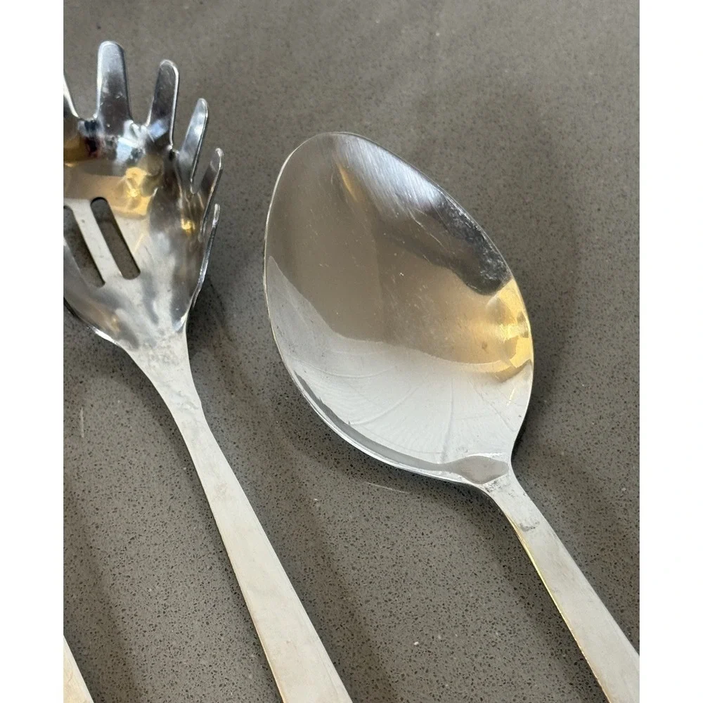 Wolfgang Puck Set 3 Cafe Collection Stainless Steel Cooking Utensils Heavy EUC